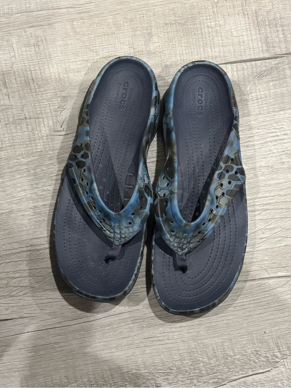 Croc Navy Blue Flip Flop Sandals